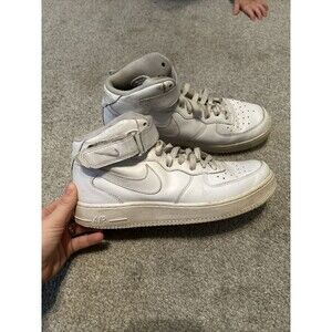 Nike Men's Air Force 1 Mid 07' White Basketball Shoes‎ 315123-111 Size 8.5